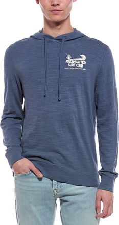 Faherty Slub Washed Graphic Hoodie