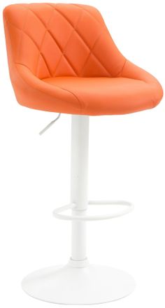 Clp Clp - Taburete De Bar Lazio Naranja Blanco
