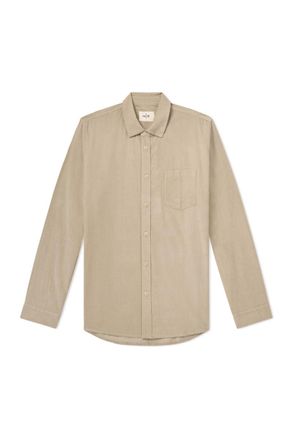Folk Direction Garment-Dyed Cotton-Corduroy Shirt