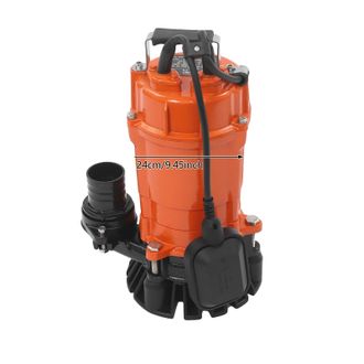 OEM Bomba Sumergible De Alto Caudal, Construcci&oacute;n Duradera, 700 W, Color Naranja