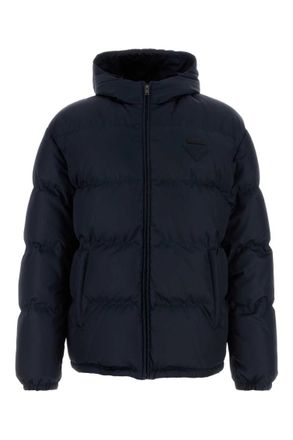 Prada Navy Blue Puffer Jacket