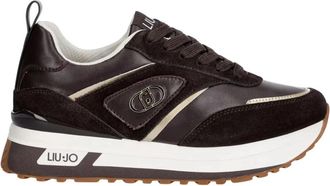 Liu Jo Maxi Wonder 97 - Dames - Sneakers - Bruin - 37 EU - Leer - Schoenen