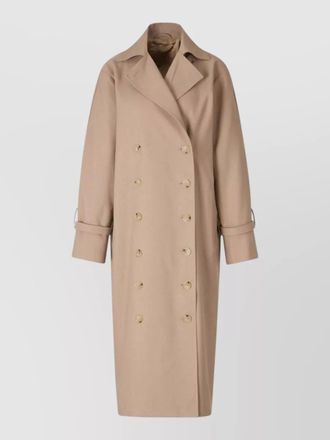 Toteme long trench coat double breasted belt