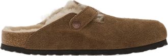 Birkenstock Brown Boston Shearling Clogs