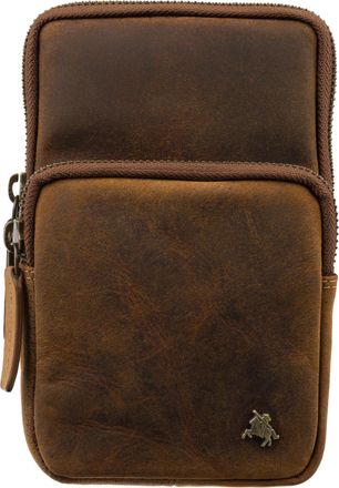 Visconti Sling Bags Collection Small Leather Cross Body Bag S5 Oil Tan