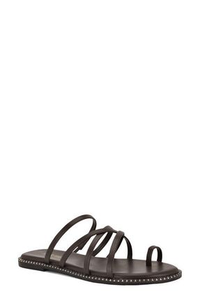 Nine West Digen Toe Loop Sandal in Medium Brown at Nordstrom, Size 8.5