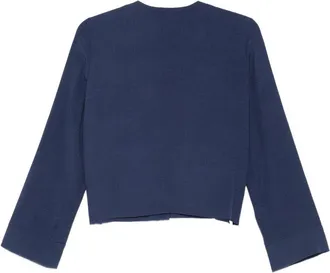 Emporio Armani Crewneck Blouse - Navy