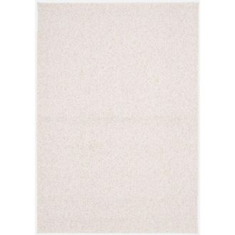 Sweeek Sweeek - Alfombra Interior Borreguito Crema Efecto Jaspeado, Walter, 170x120x1 Cm