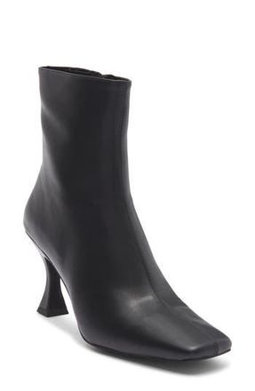 Jeffrey Campbell Chekmat Square Toe Bootie in Black at Nordstrom Rack, Size 10