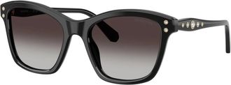 Swarovski 0Sk 6063 - unisex - Zonnebrillen - Zwart - 54 MM - Accessoires