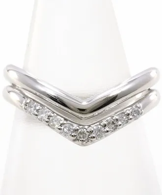 C&A White Gold White Gold (18K) Band Ring (Pre-Owned)