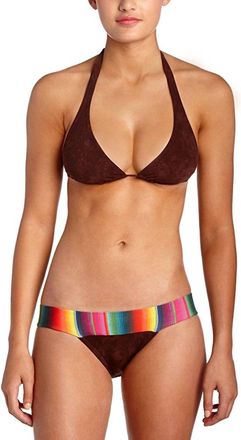 PQ Swim Maya Full Covered Bikini Bottom In Brown