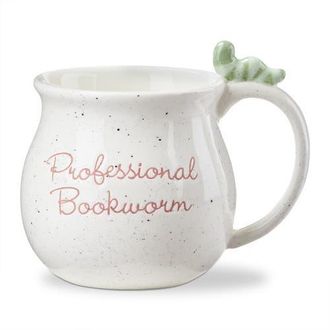 Tag Professional Bookworm Earthenware Mug Multi 20 oz 5.68x4.25x4 in in White at Nordstrom