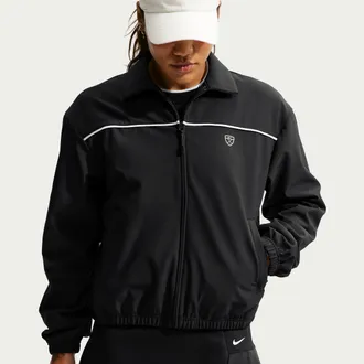 Nike Womens Par Therma-FIT Full-Zip Golf Jacket in Black | IU1367-010