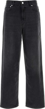 S&eacute;fr Wide Cut Jeans - Heren - Loose Fit Jeans - Zwart - W30 - Katoen - Jeans