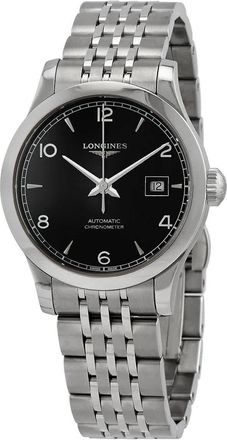 Longines Record Automatic Black Dial Ladies Watch L23214566