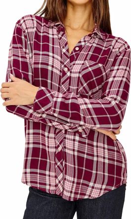 Rails Hunter Long Sleeve Plaid Button-Down Shirt In Winterberry