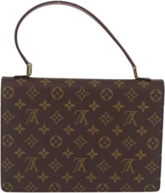 Louis Vuitton Pre-owned Vintage Handbag - Dames - Vintage Handtas - Bruin - ONE Size - Leer - Vintage