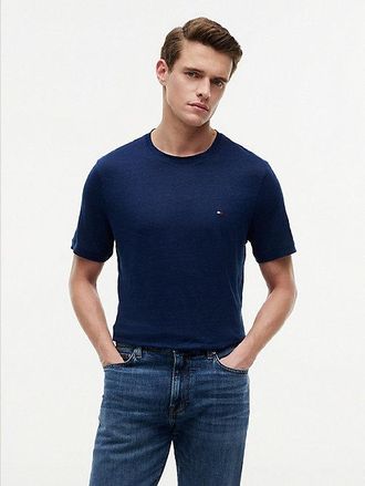 Tommy Hilfiger Pure Linen Jersey Crew Neck T-Shirt