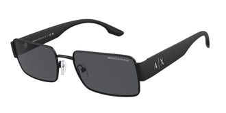 A|X Armani Exchange AX2052S 600087 Mens Sunglasses Black Size 57