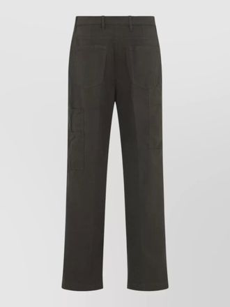 Dries Van Noten cotton straight-leg trousers