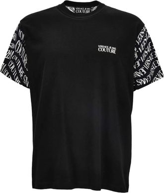Versace Jeans Couture Liquify logo-print T-shirt - Black