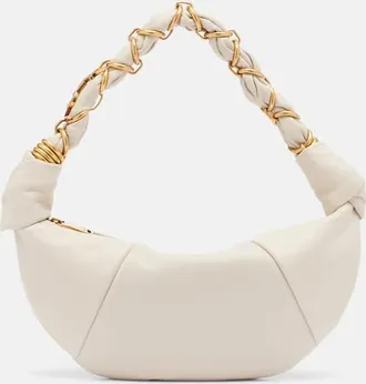 Saint Laurent Amalia Mini leather top-handle bag