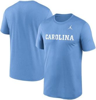 Jordan Brand Mens Jordan Brand Carolina Blue North Carolina Tar Heels Primetime Legend Wordmark T-Shirt in Light Blue at Nordstrom, Size Xx-Large