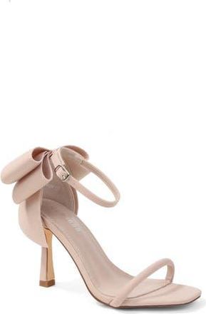 Berness Harlow Oversize Bow Sandal in Beige at Nordstrom Rack, Size 6.5