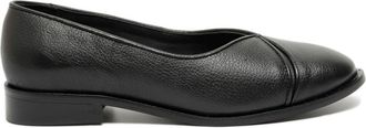 Studio Chofakian Studio 139 leather ballerina shoes - women - Leather/Leather/Leather - 35 - Black