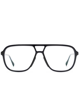 Mykita Kami pilot-frame glasses - unisex - Acetate - 57 - Blue