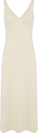 Gabriela Hearst Abito midi Downs - Bianco