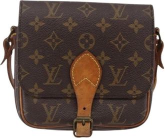 Louis Vuitton Pre-owned Canvas Cross Body Bag - Dames - Vintage Schoudertas - Bruin - ONE Size - Vintage