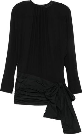 Entire studios Bow-detail Ruched Mini Dress