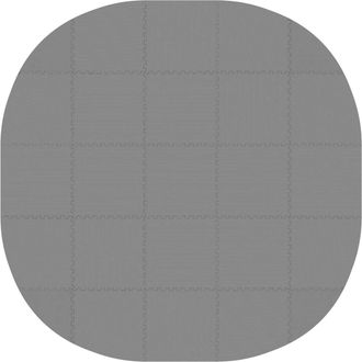vidaXL Tapete Para Piscina 25 Uds. &Oslash; 292 Cm Redondo Espuma Eva Gris Vidaxl