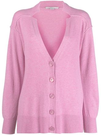Stella McCartney Oversized vest met detail - Roze