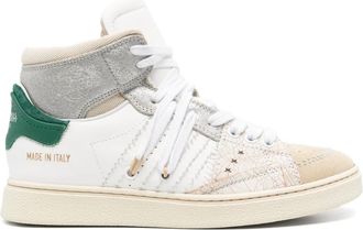 Hidnander Cage Dual H-Top Sneakers - Dames - Sneakers - Wit - 36 EU - Leer - Schoenen