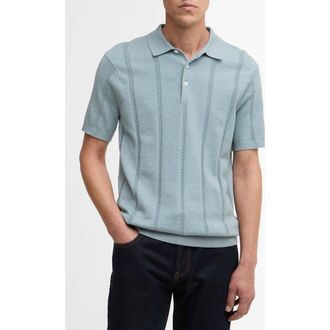 Barbour Wellburn Rib Polo in Slate at Nordstrom, Size Xx-Large