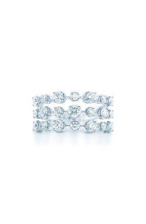 Kwiat Starry Night 3-Row Diamond Ring in White Gold at Nordstrom, Size 6