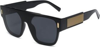 Generic Large Frame Mens Driving Sunglasses Vacation Outdoor Womens Sun Glasses(Brown)