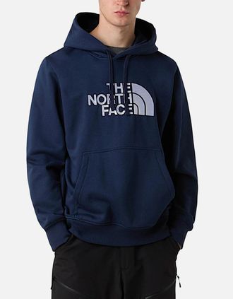 The North Face Mens THE NORTH FACE Mens Drew Peak Hoodie Casual SweatShirt Overhead Pullover Hoody - Navy - Size: 42