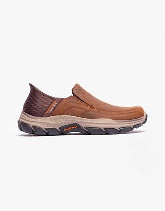 Skechers Mens Skechers 204810/CDB RESPECTED-ELGIN Mens Shoes Dark Brown - Size: 10.5
