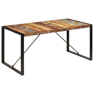 vidaXL Mesa De Comedor De Madera Maciza Reciclada 160x80x75 Cm Vidaxl