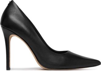 Michael Kors Elyse High Pump - Dames - Pumps - Zwart - 36 EU - Leer - Schoenen