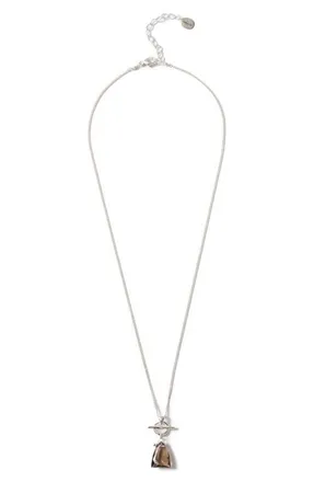 Chan Luu Summit Quartz Pendant Necklace in Smokey Quartz at Nordstrom