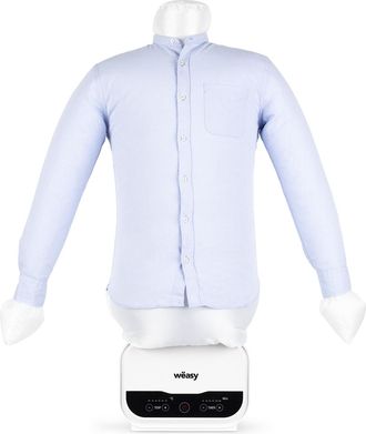 H.Koenig W&euml;asy Iro320 Maniqu&iacute; Secado Autom&aacute;tico Magic Pressing Para Camisas, Plancha A Vapor, 1200w, Hasta 130&ordm;c, Planchado Perfecto, Blanco, Pl&aacute;stico