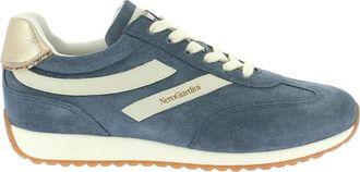 Nero Giardini 203 Velour Sneaker - Dames - Sneakers - Blauw - 37 EU - Leer - Schoenen