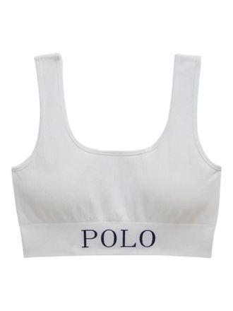 Polo Ralph Lauren Ribgebreide top - Wit