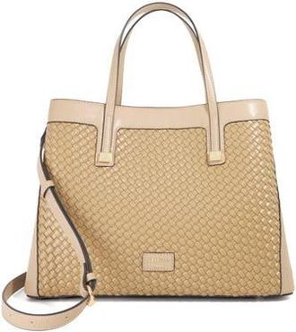 Dune London Deavie Woven Tote Bag in Taupe at Nordstrom Rack