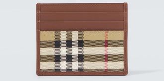 Burberry Burberry Check canvas card holder